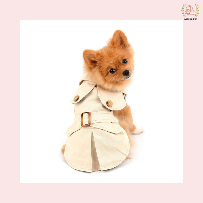 Cozy Cream Coat for Dogs – Winter Essentials