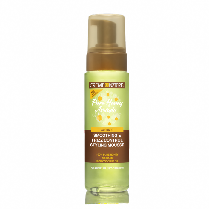 Creme of Nature Pure Honey Avocado Smoothing & Frizz Control Styling Mousse 7oz