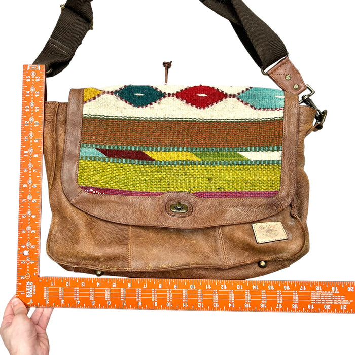 Crossbody Leather By Will, Size: Large