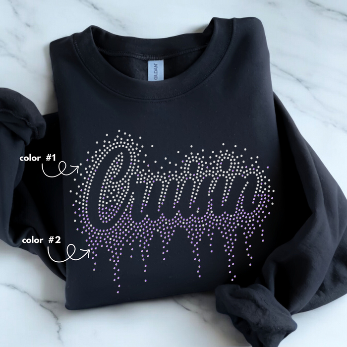 Crusin Ombre Drip SPANGLE TRANSFER