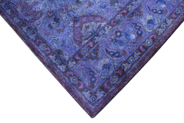 5x8 Gold Handmade Overdyed Wool Area Rug | TUF9 - The Rug Decor