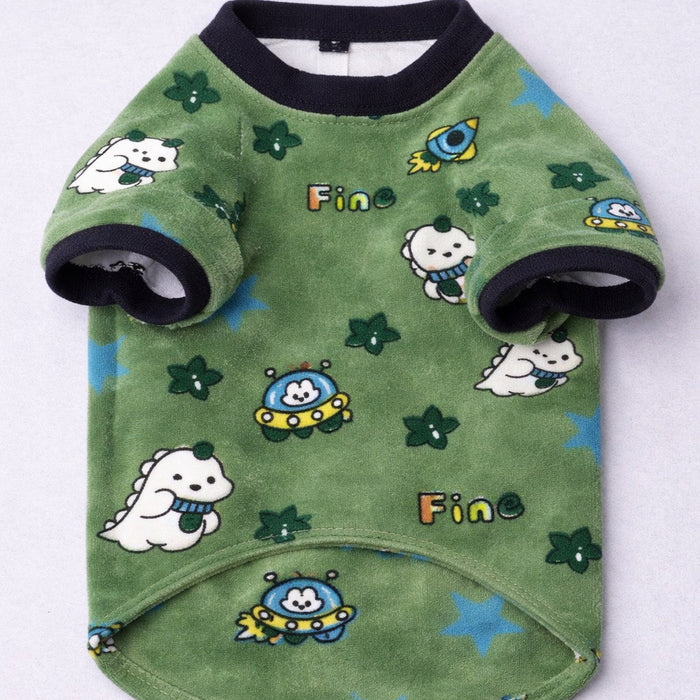 Cute Dino Winter Tshirt