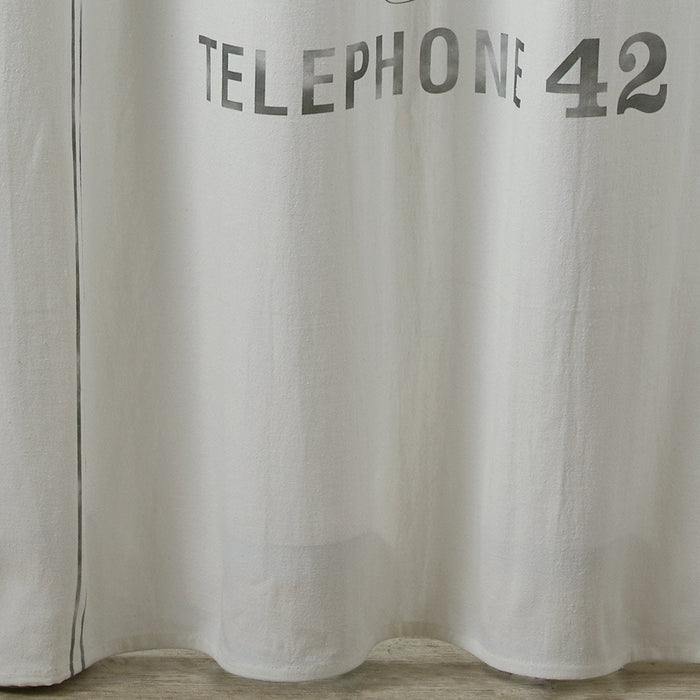 Seed Sack Shower Curtain-Lange General Store