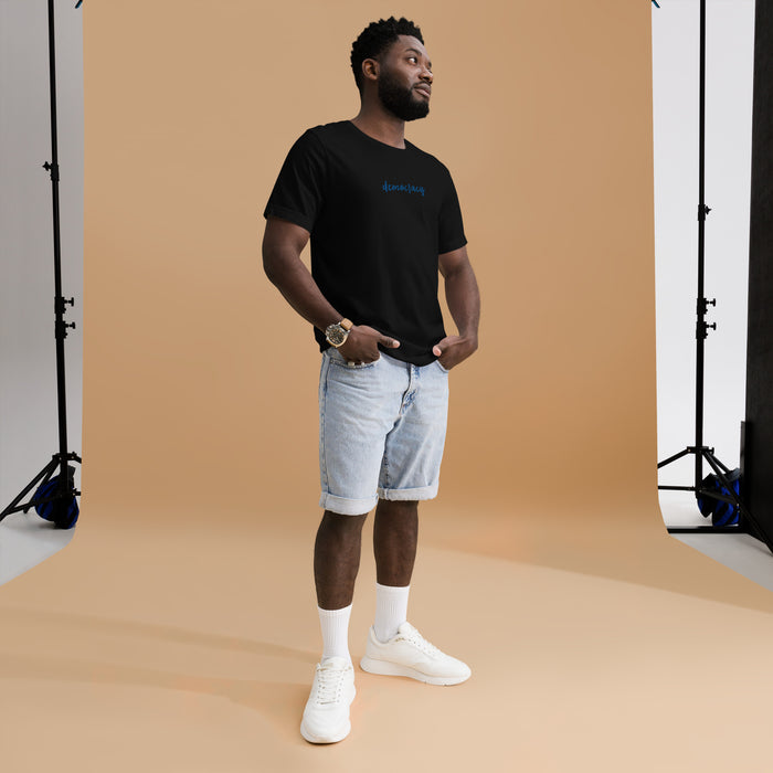 democracy Embroidered Unisex T-Shirt