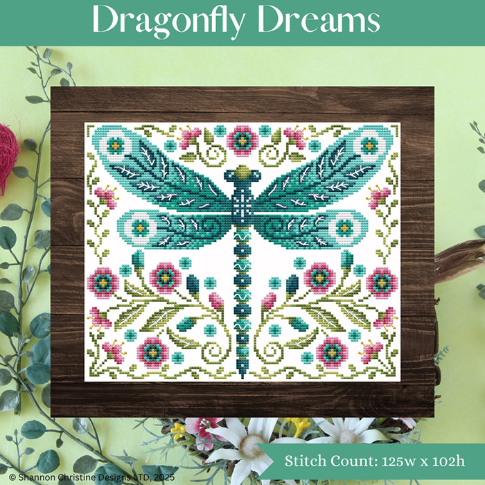 Dragonfly Dreams Cross Stitch Pattern