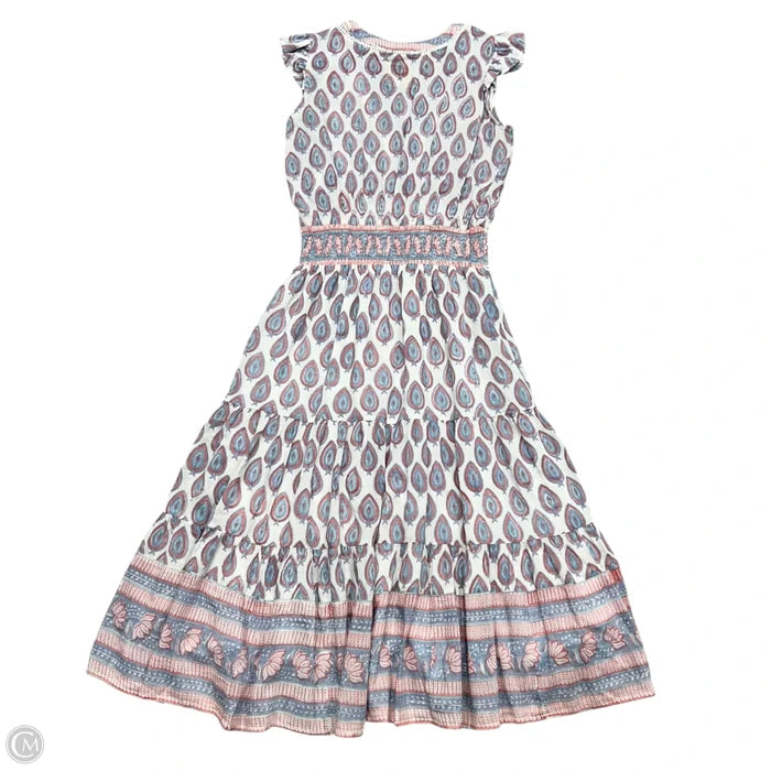 Dress Casual Maxi By Bell In Blue & Pink, Size: S