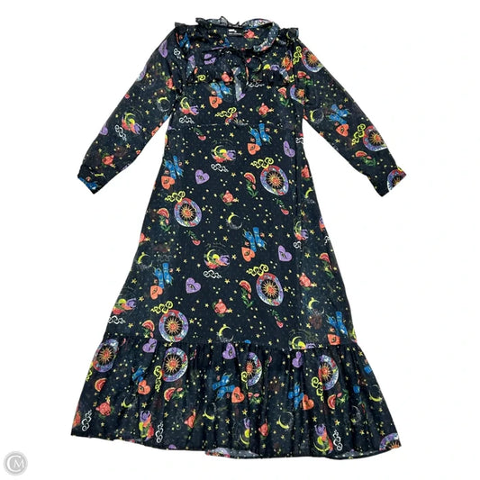 Dress Casual Maxi By Emily Lovelock In Black, Size: Xs