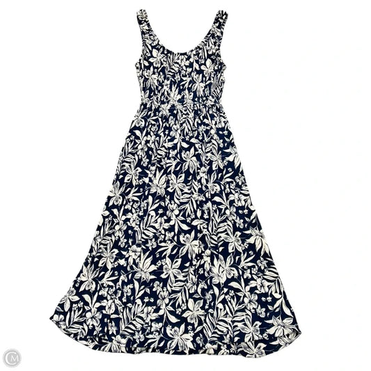 Dress Casual Maxi By Faherty In Floral Print, Size: S