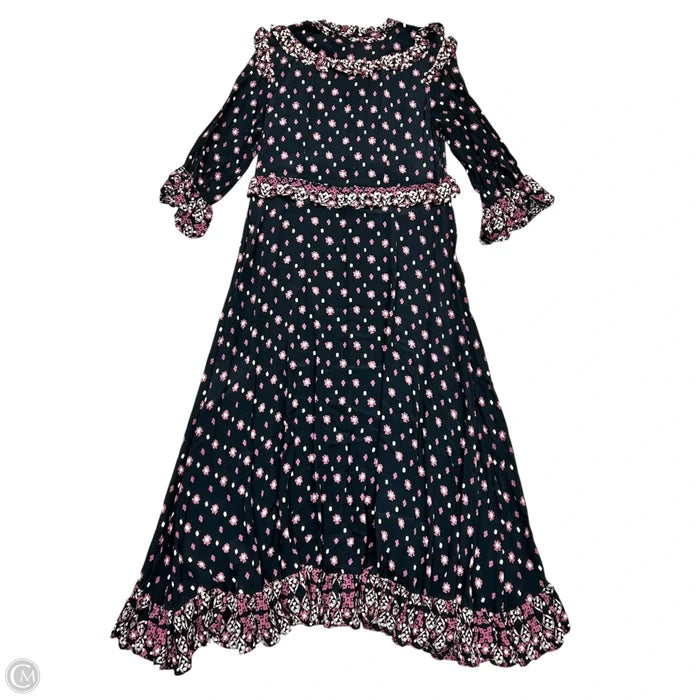 Dress Casual Maxi By Free People In Black & Purple, Size: S