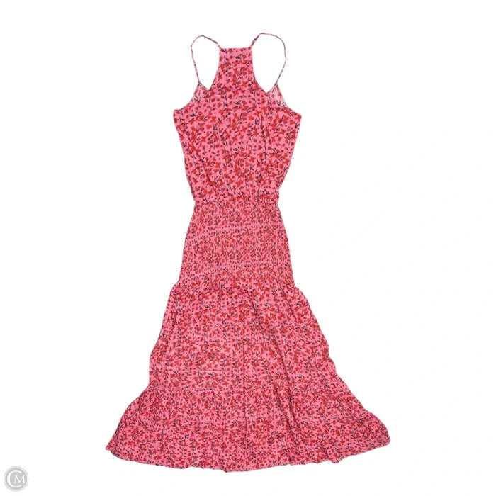 Dress Casual Maxi By Karina Grimaldi  In Pink & Red, Size: M