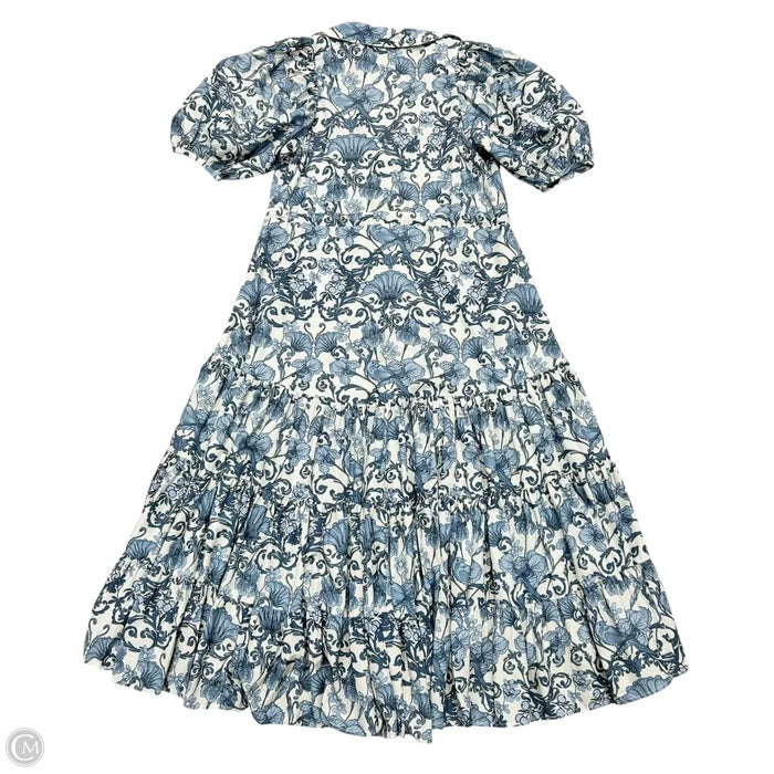 Dress Casual Maxi By Kleid In Blue & Cream, Size: S