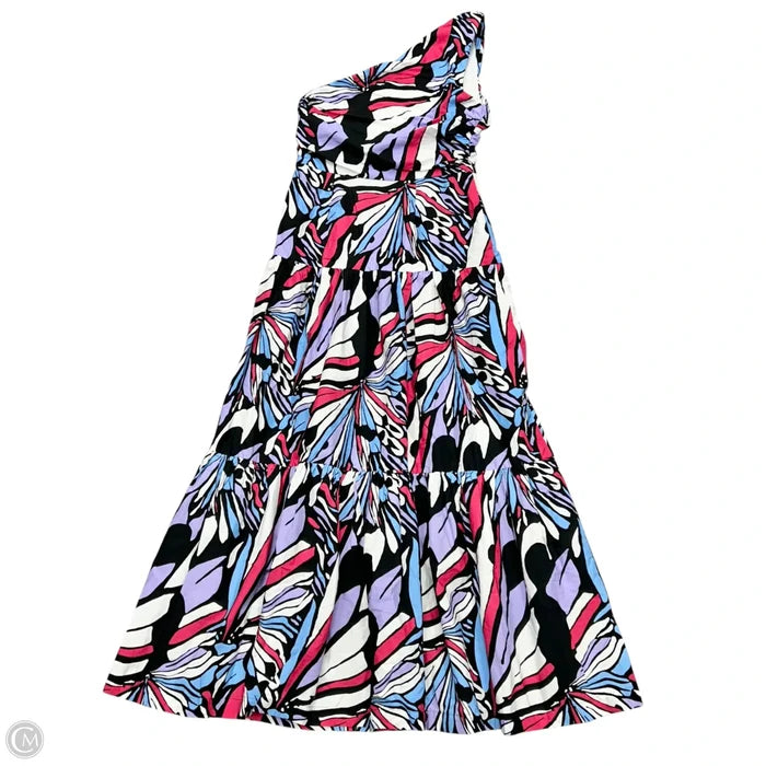 Dress Casual Maxi By Maeve In Blue & Pink, Size: M