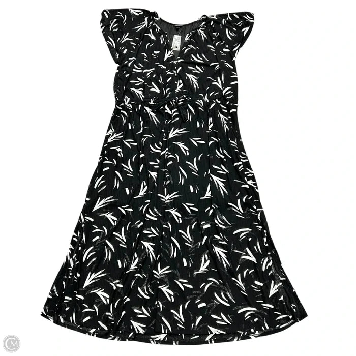 Dress Casual Maxi By Torrid In Black & White, Size: 4x
