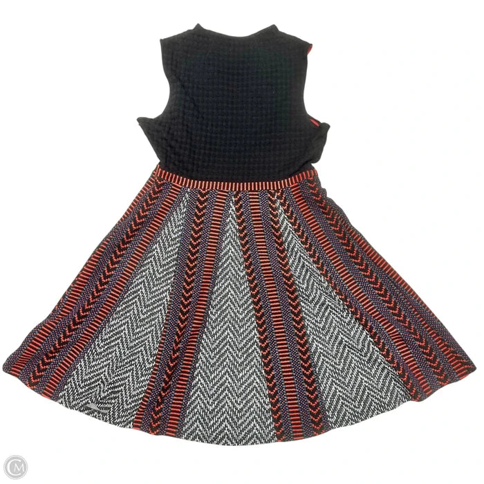 Dress Casual Midi By Maeve In Black & Red, Size: L