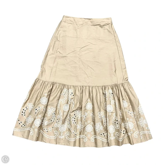 Dress Casual Midi By Moon River In Tan, Size: S