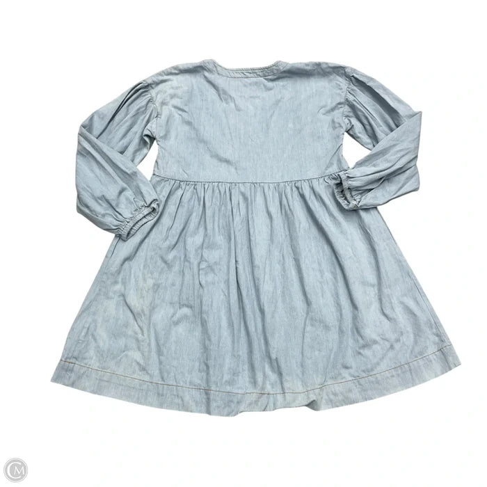 Dress Casual Short By Anthropologie In Blue Denim, Size: L