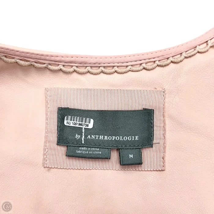 Dress Casual Short By Anthropologie In Pink, Size: M
