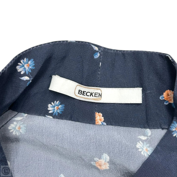 Dress Casual Short By Becken In Navy, Size: S