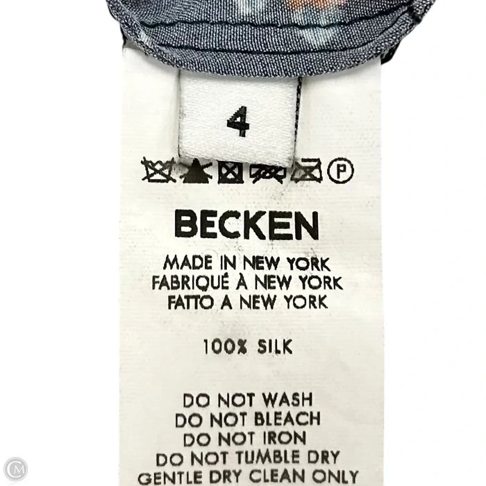 Dress Casual Short By Becken In Navy, Size: S