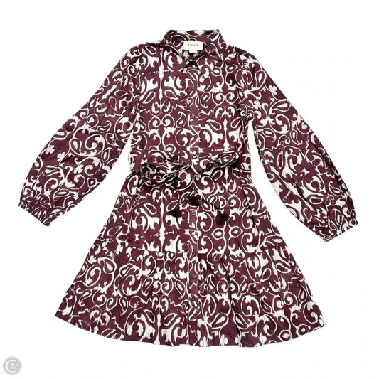 Dress Casual Short By Figue In Maroon, Size: S