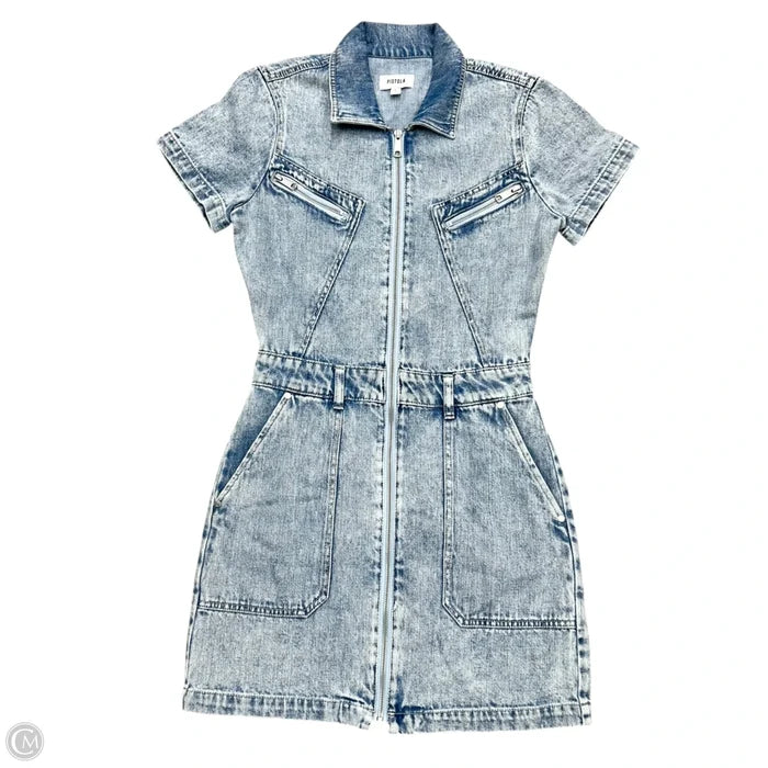 Dress Casual Short By Pistola In Blue Denim, Size: S