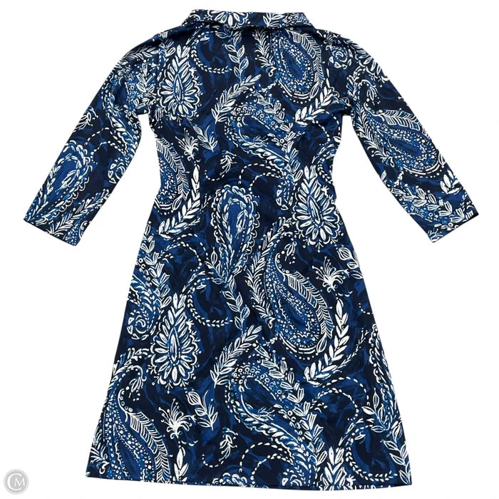 Dress Casual Short By Talbots In Blue & White, Size: M