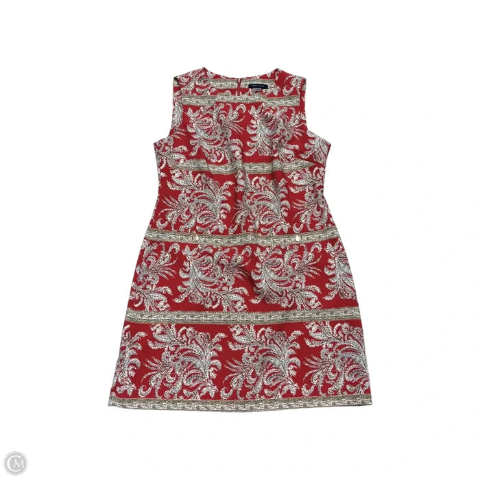 Dress Casual Short By Tommy Hilfiger In Red & White, Size: Lp