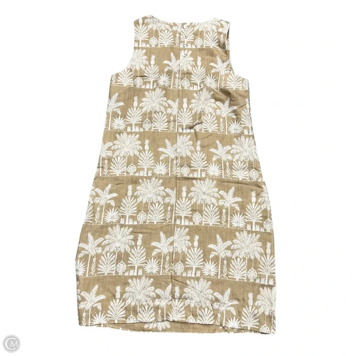 Dress Casual Short By Tommy Hilfiger In Tan & White, Size: S