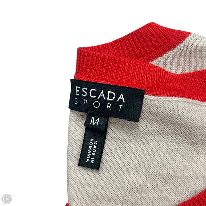 Dress Designer By Escada In Pink & Red, Size: M
