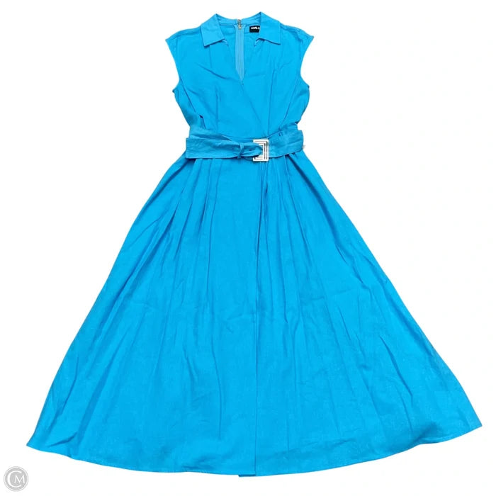 Dress Designer By Karl Lagerfeld In Blue, Size: 4