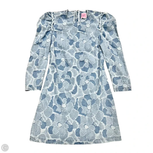 Dress Designer By Kate Spade In Blue Denim, Size: S