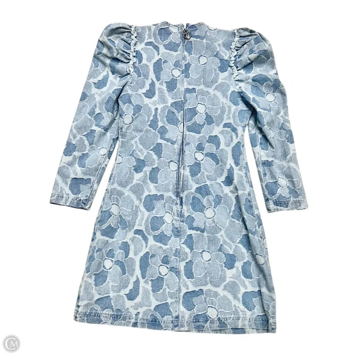 Dress Designer By Kate Spade In Blue Denim, Size: S
