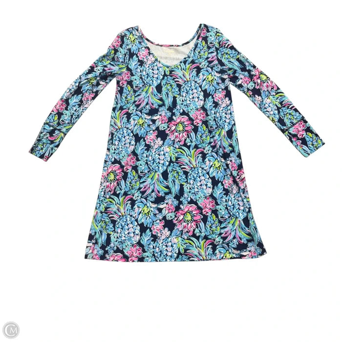Dress Designer By Lilly Pulitzer In Blue & Pink, Size: M