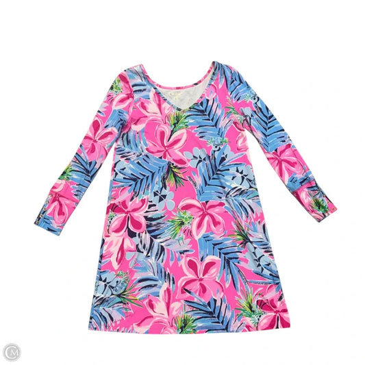 Dress Designer By Lilly Pulitzer In Blue & Pink, Size: M
