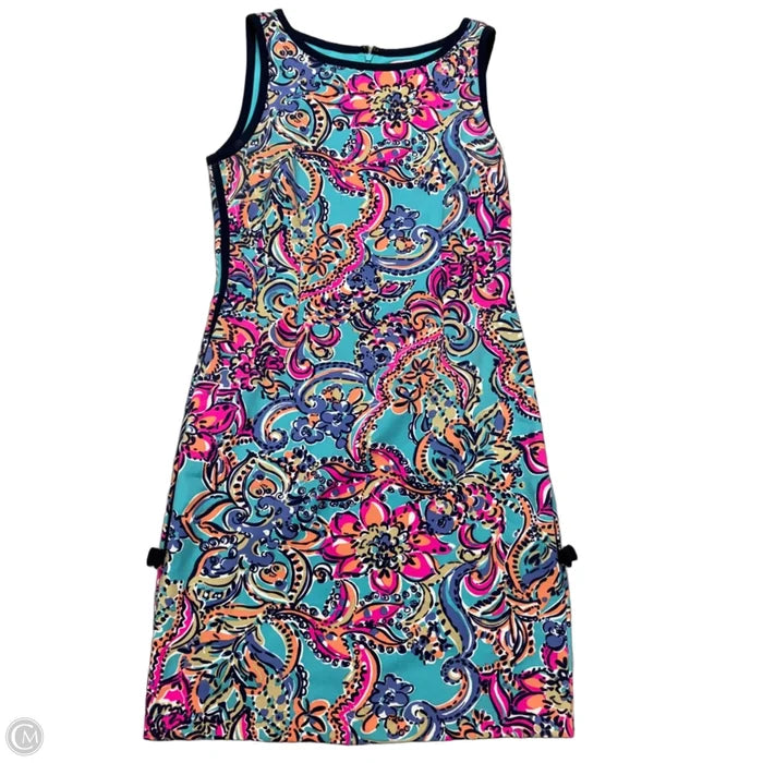 Dress Designer By Lilly Pulitzer In Blue & Pink, Size: M