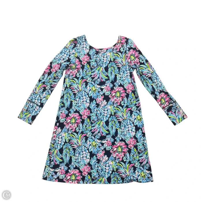 Dress Designer By Lilly Pulitzer In Blue & Pink, Size: M