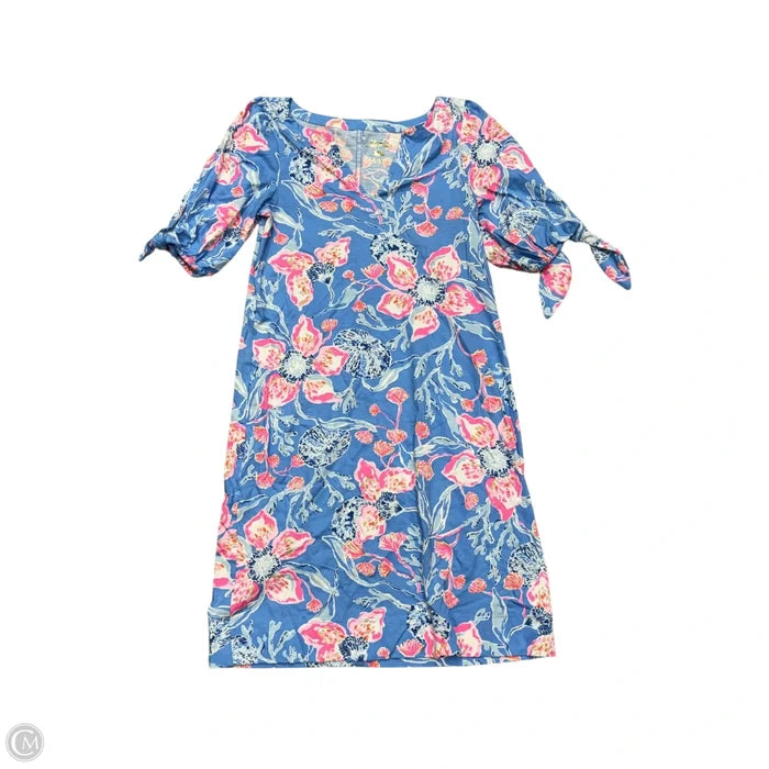 Dress Designer By Lilly Pulitzer In Blue & Pink, Size: Xxs