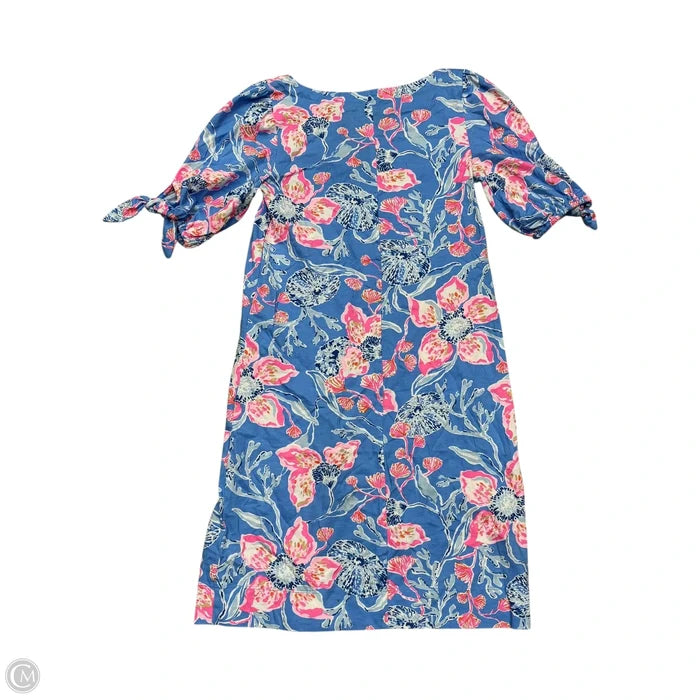 Dress Designer By Lilly Pulitzer In Blue & Pink, Size: Xxs