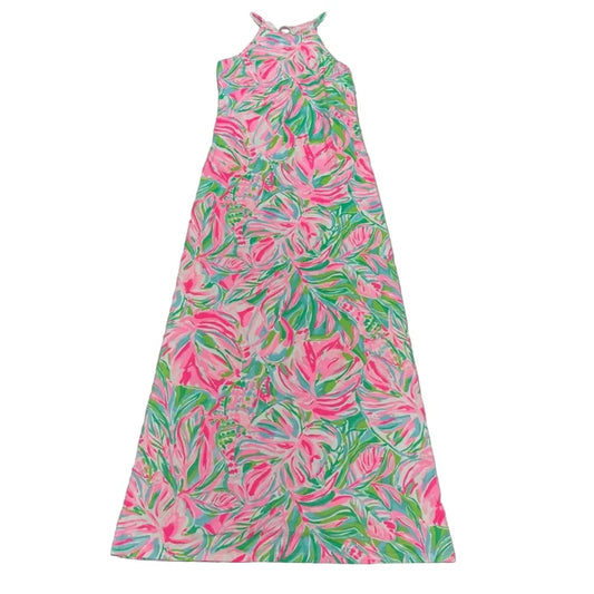 Dress Designer By Lilly Pulitzer In Green & Pink, Size: S