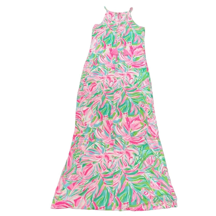 Dress Designer By Lilly Pulitzer In Green & Pink, Size: S
