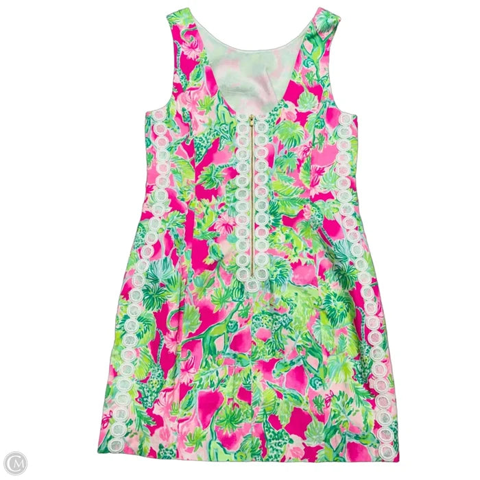 Dress Designer By Lilly Pulitzer In Green & Pink, Size: S