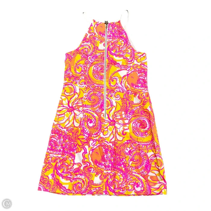 Dress Designer By Lilly Pulitzer In Orange & Pink, Size: S