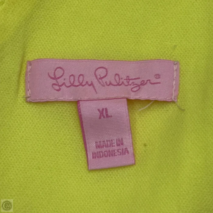 Dress Designer By Lilly Pulitzer In Yellow, Size: Xl