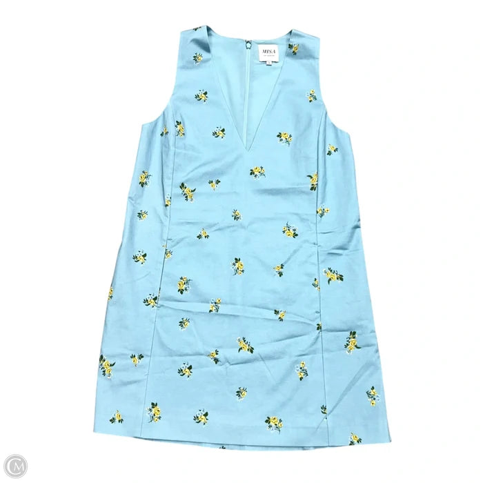Dress Designer By Misa In Blue & Yellow, Size: S