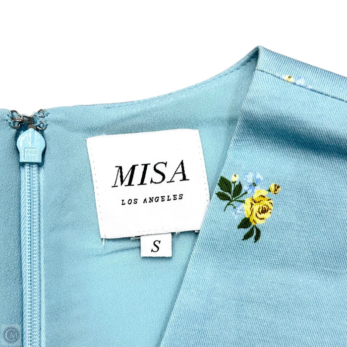 Dress Designer By Misa In Blue & Yellow, Size: S