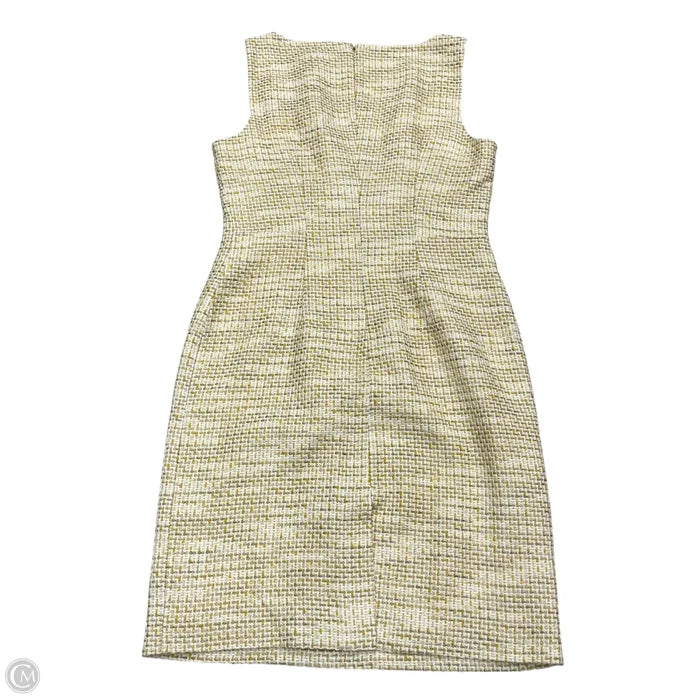 Dress Designer By Tory Burch In Cream & Yellow, Size: L