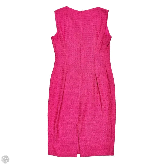 Dress Luxury Designer By St John Collection In Pink, Size: L
