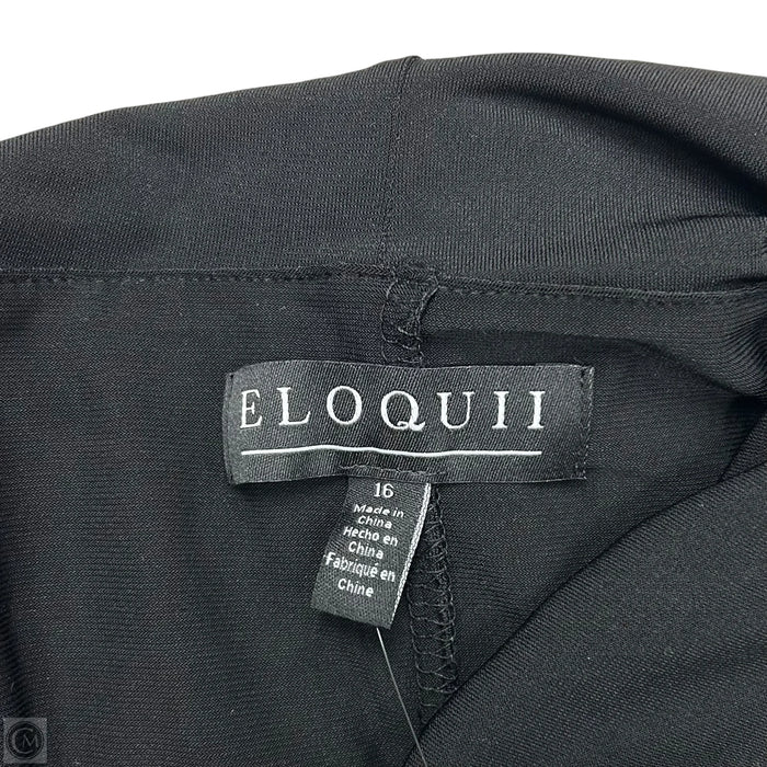 Dress Party Long By Eloquii In Black, Size: Xl