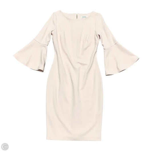 Dress Party Midi By Calvin Klein In Pink, Size: Xs