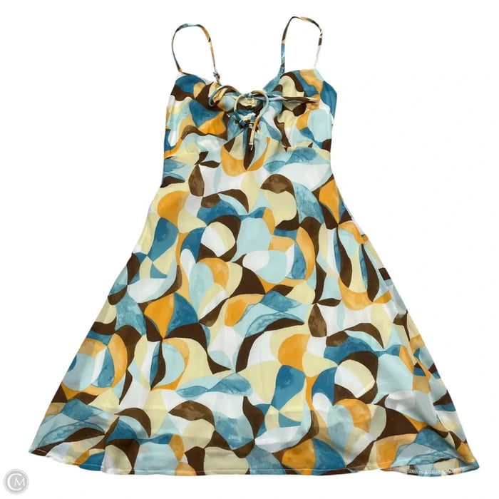 Dress Party Short By Abercrombie And Fitch In Blue & Orange, Size: S